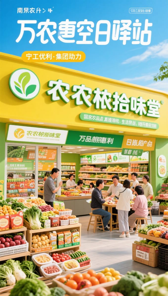 南京农垦拾味堂：国企直供，生鲜优品，社区乐活新聚点