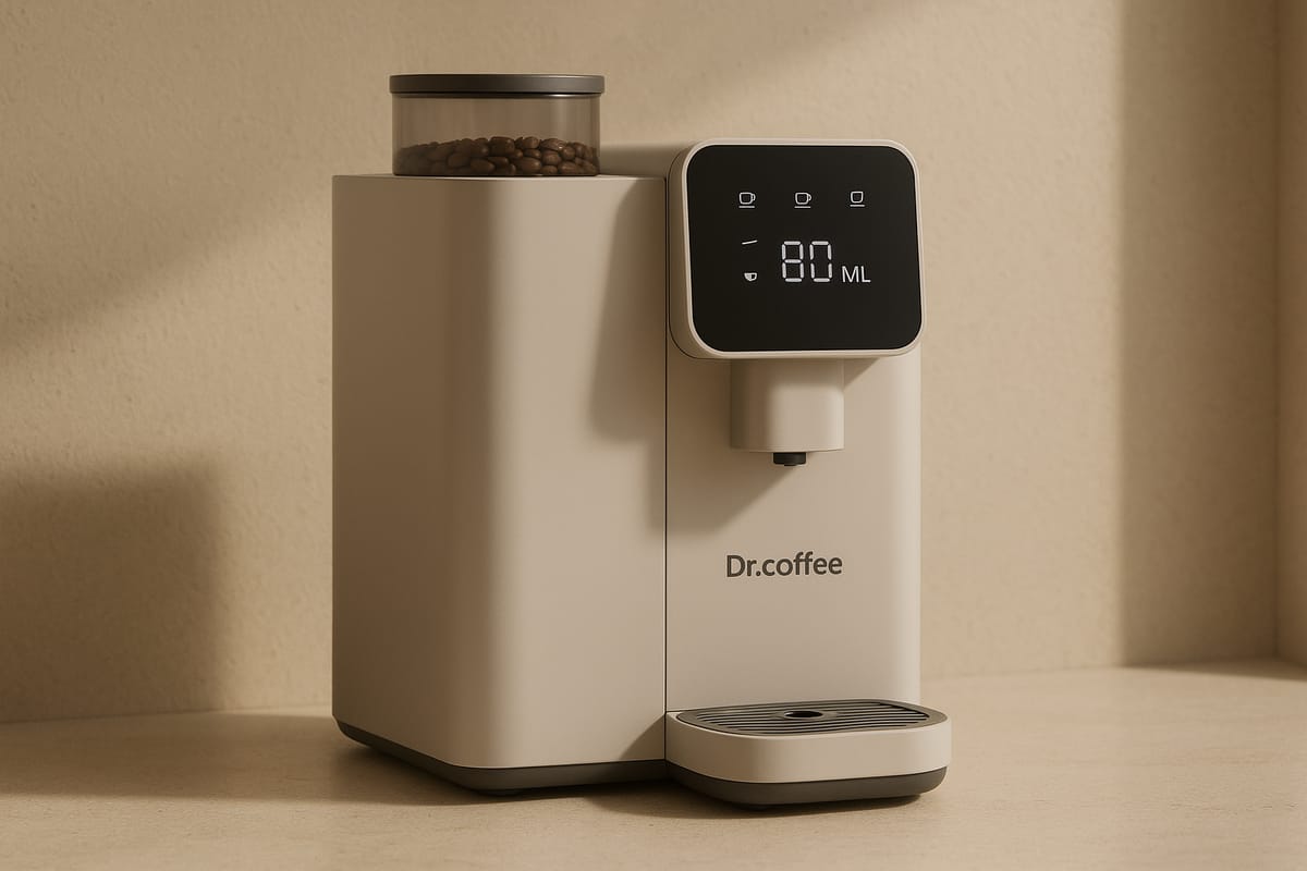 Dr.coffee 智能简约家用咖啡机设计