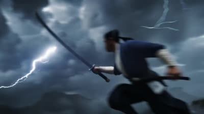 极致闪电武士CG:高速动作与毁天灭地特效