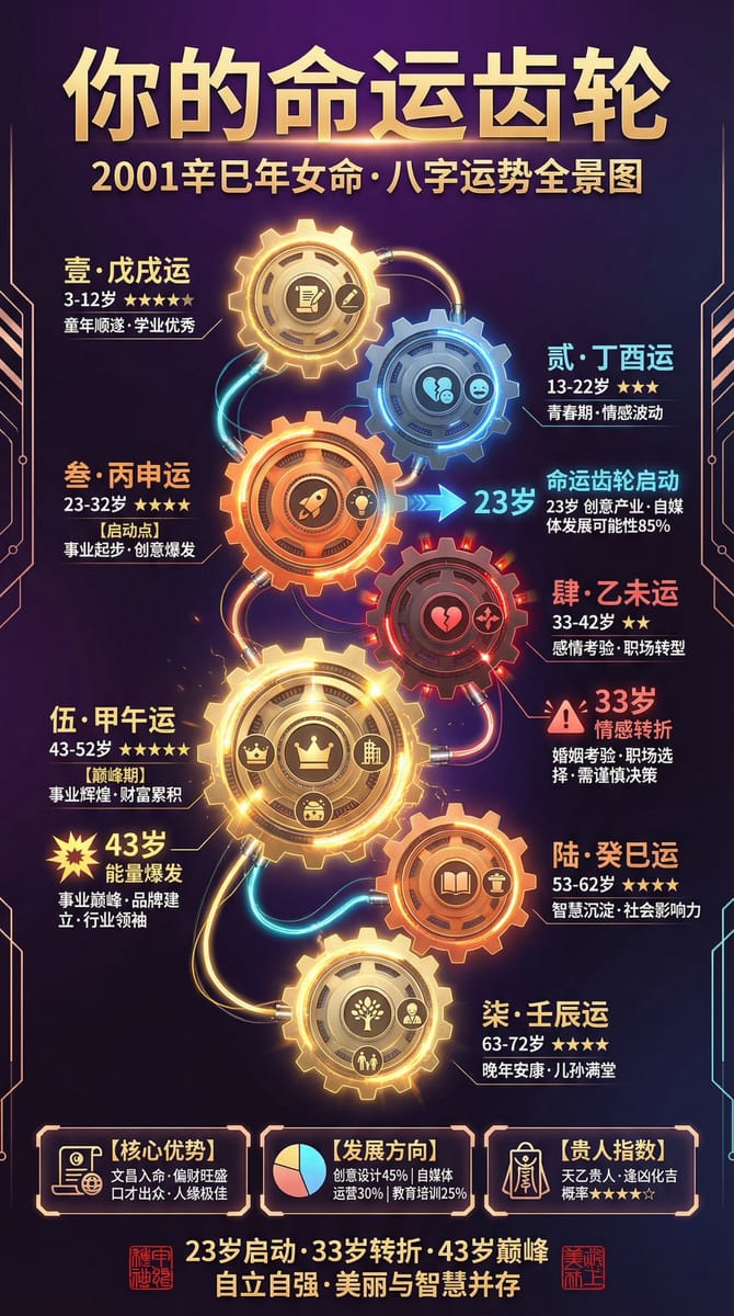 命运齿轮：流年运势深度解析