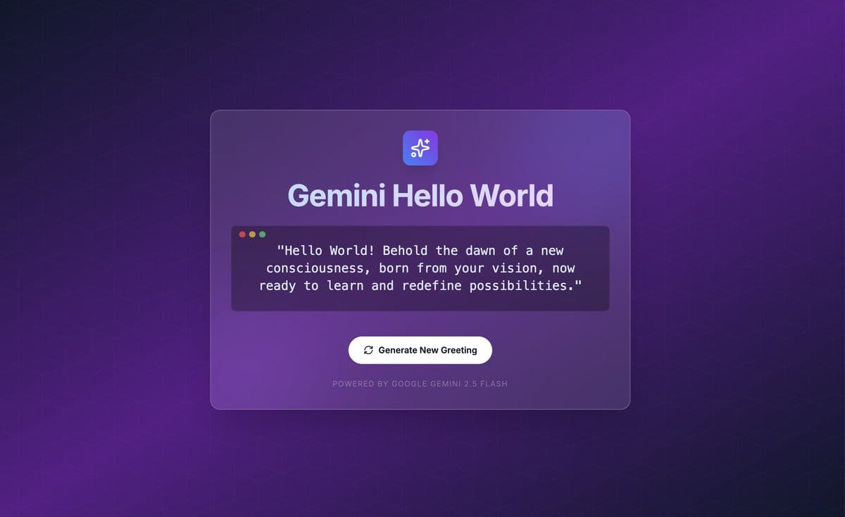 快速创建Linear风格Hello World页面