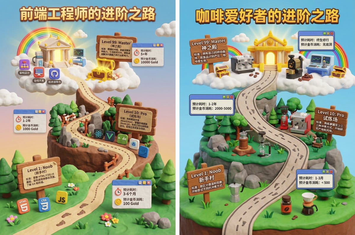 前端工程师进阶：你的3D游戏关卡成长地图