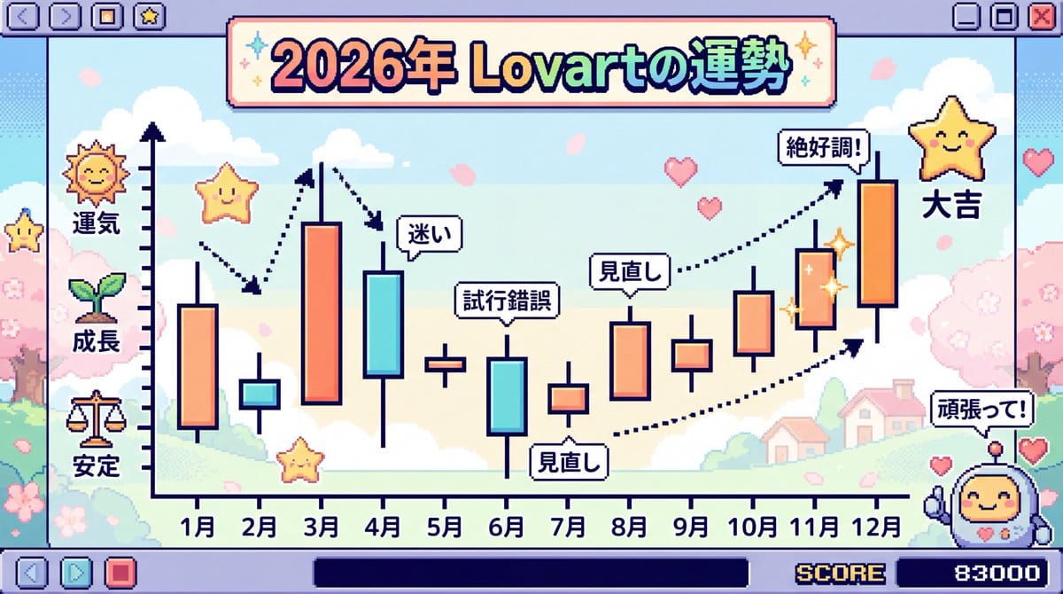 超级任天堂风2026年运势预测：专属好运K线图