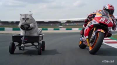 萌猫MotoGP赛车大片制作指南
