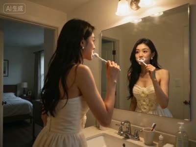 镜子里的恐怖:15秒惊悚Vlog剧本