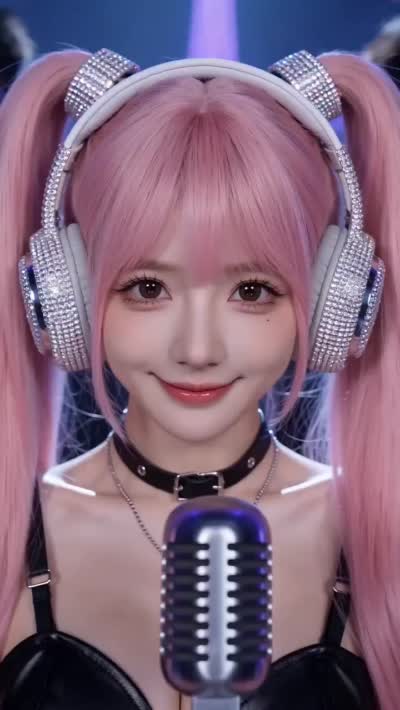 东北甜妹喊麦夜巴黎:赛博朋克慢摇直播