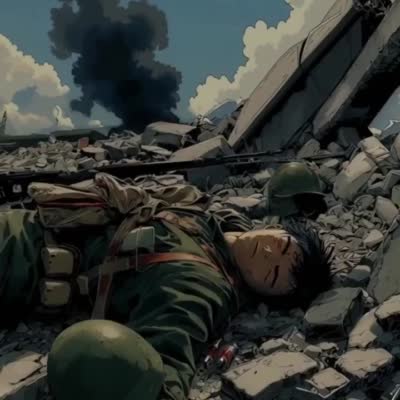 震撼战场觉醒:士兵绝境求生过场动画