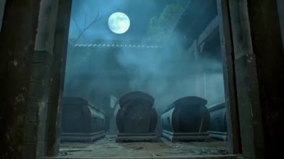 80年代港风僵尸电影:废弃寺庙惊魂夜