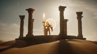 史诗级太阳战士VS日食巨兽:电影化星际大战故事板