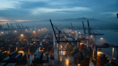 工业港口电影式追逐:Harbor Break Run