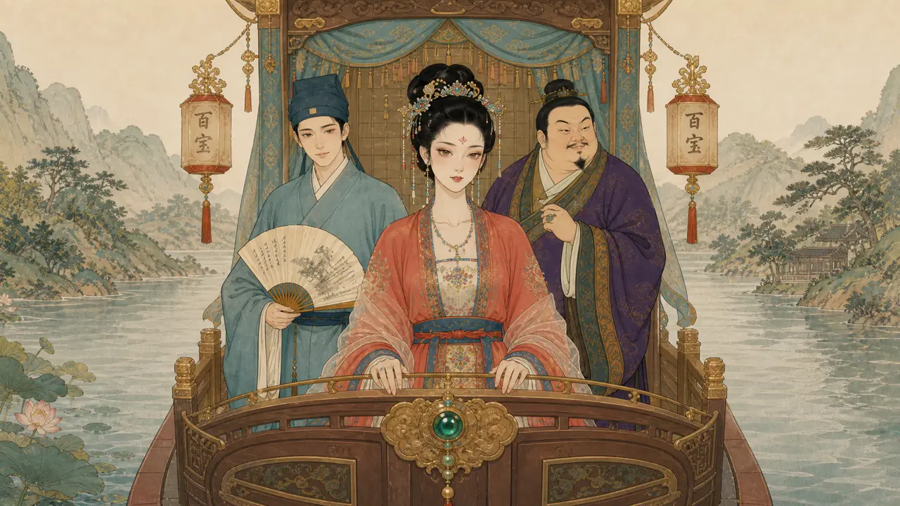《杜十娘怒沉百宝箱》一腔真心错付薄情之人｜图片节点 1 - 副本