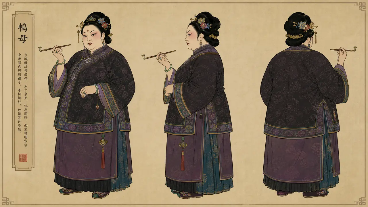 《杜十娘怒沉百宝箱》一腔真心错付薄情之人|CHAR_LM_鸨母_v2