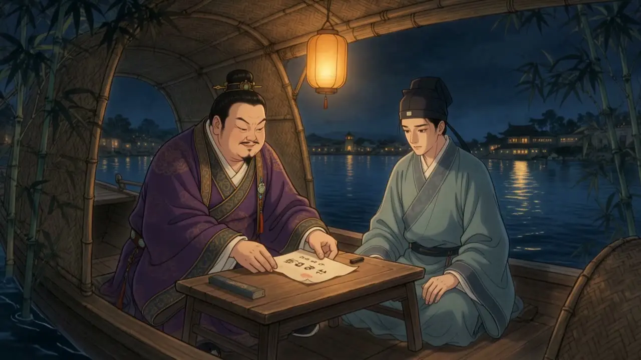 《杜十娘怒沉百宝箱》一腔真心错付薄情之人｜分镜10_千两转卖_v3导演版