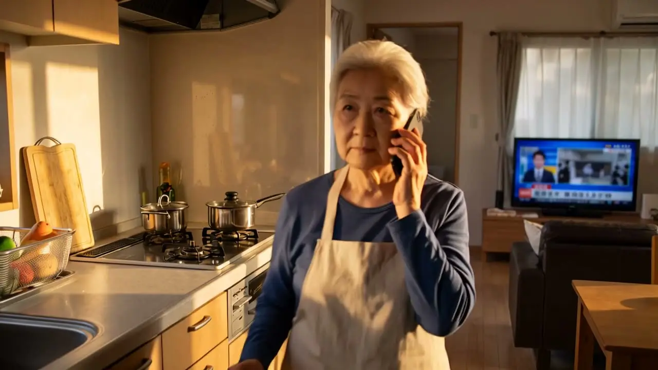 妈，是我｜分镜21 面部特写有一点慢慢坐下