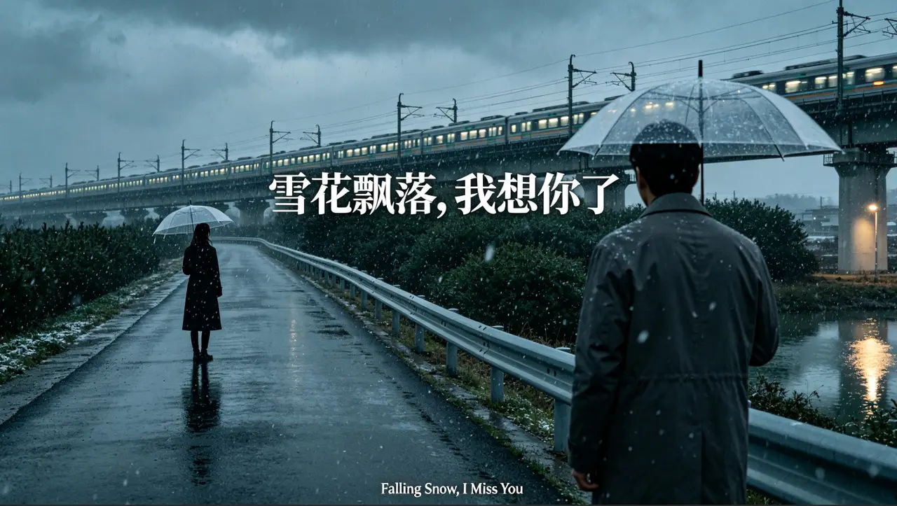 雪花飘落,我想你了