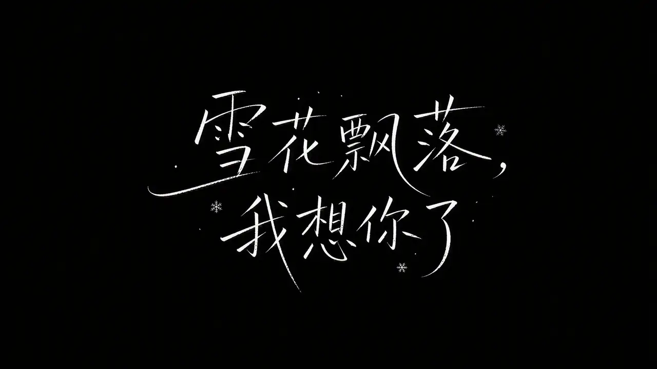 雪花飘落，我想你了｜图片节点 15