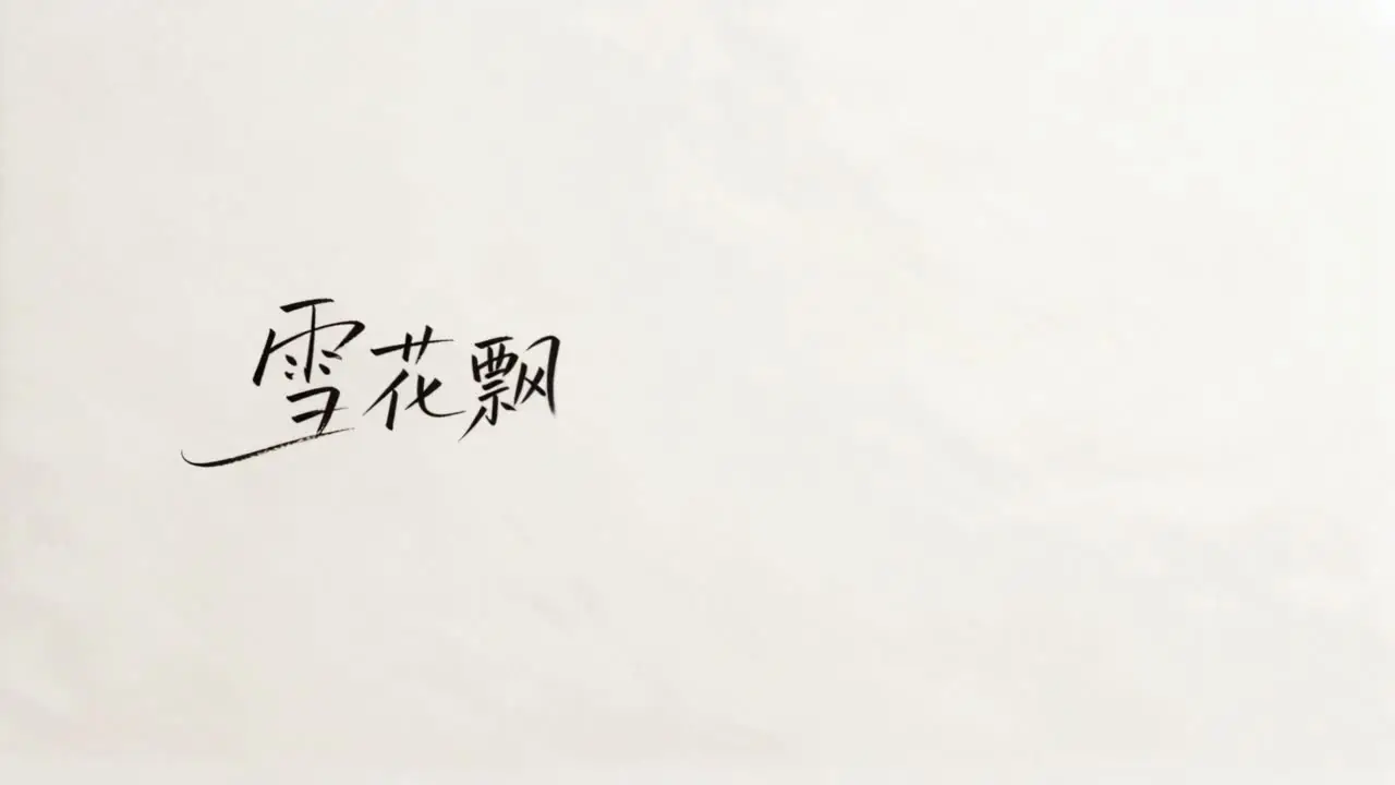 雪花飘落，我想你了｜视频节点 16