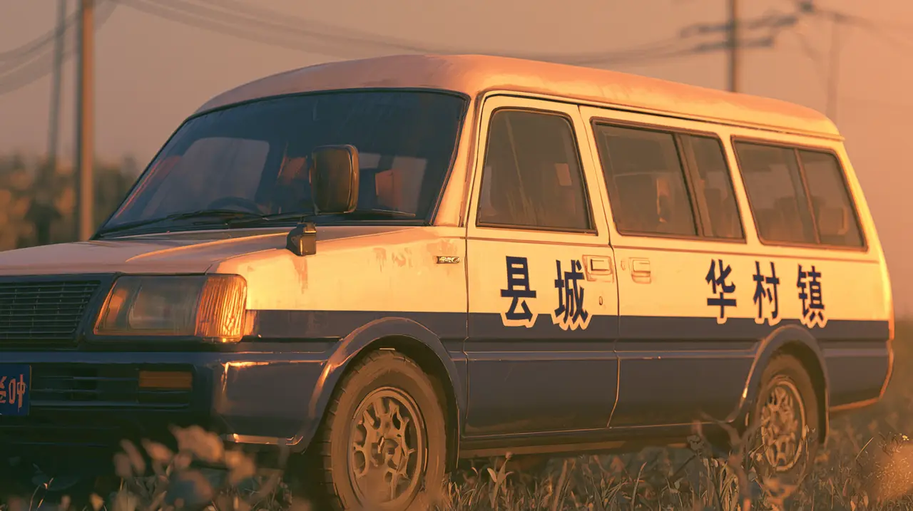 染发|道具锚点-复古中巴车(去文字)