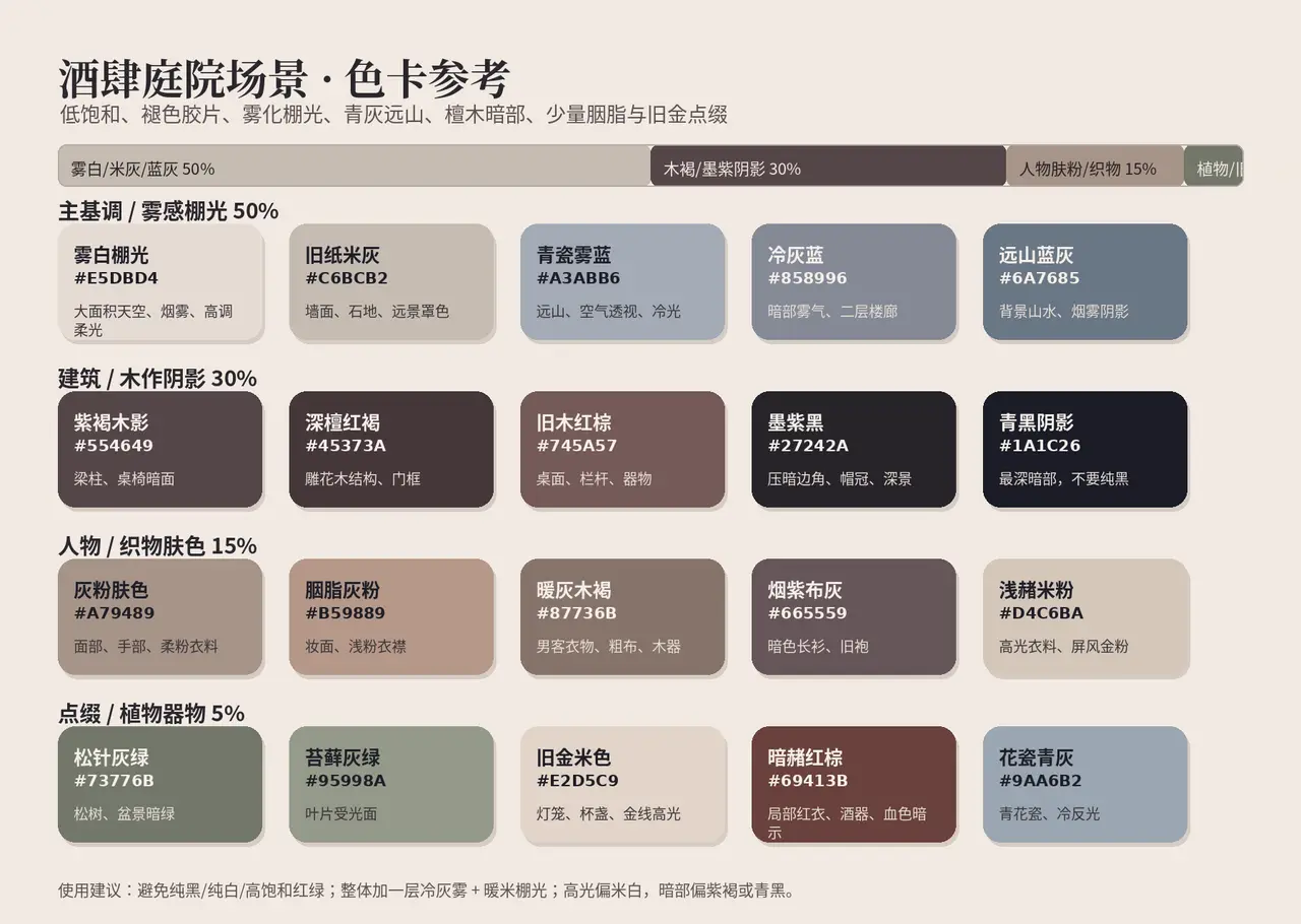 非妖哉-哑女小荷|scene_palette_reference
