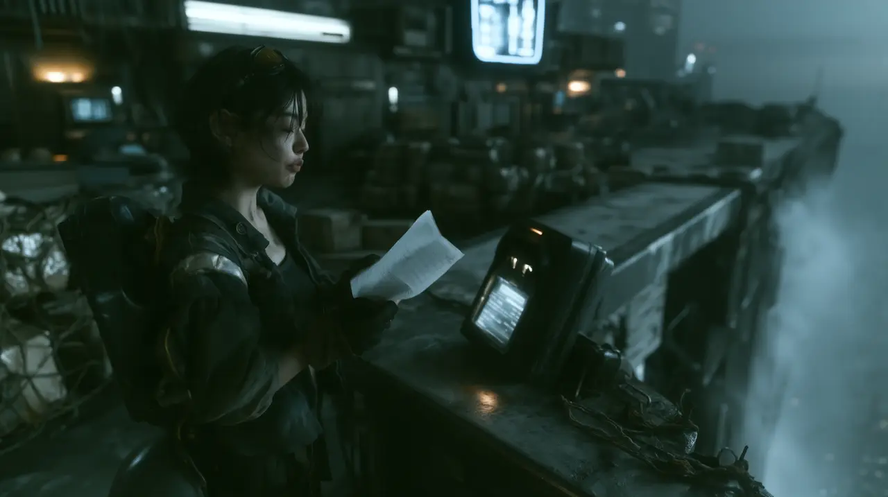 零号件 | 第一集EP.01(WB-001)|beichen_side_medium-close_shot_of_the_courier_scanning_a_fold_7e00e6ad-f3ab-46c4-b18a-648cec568d70_1