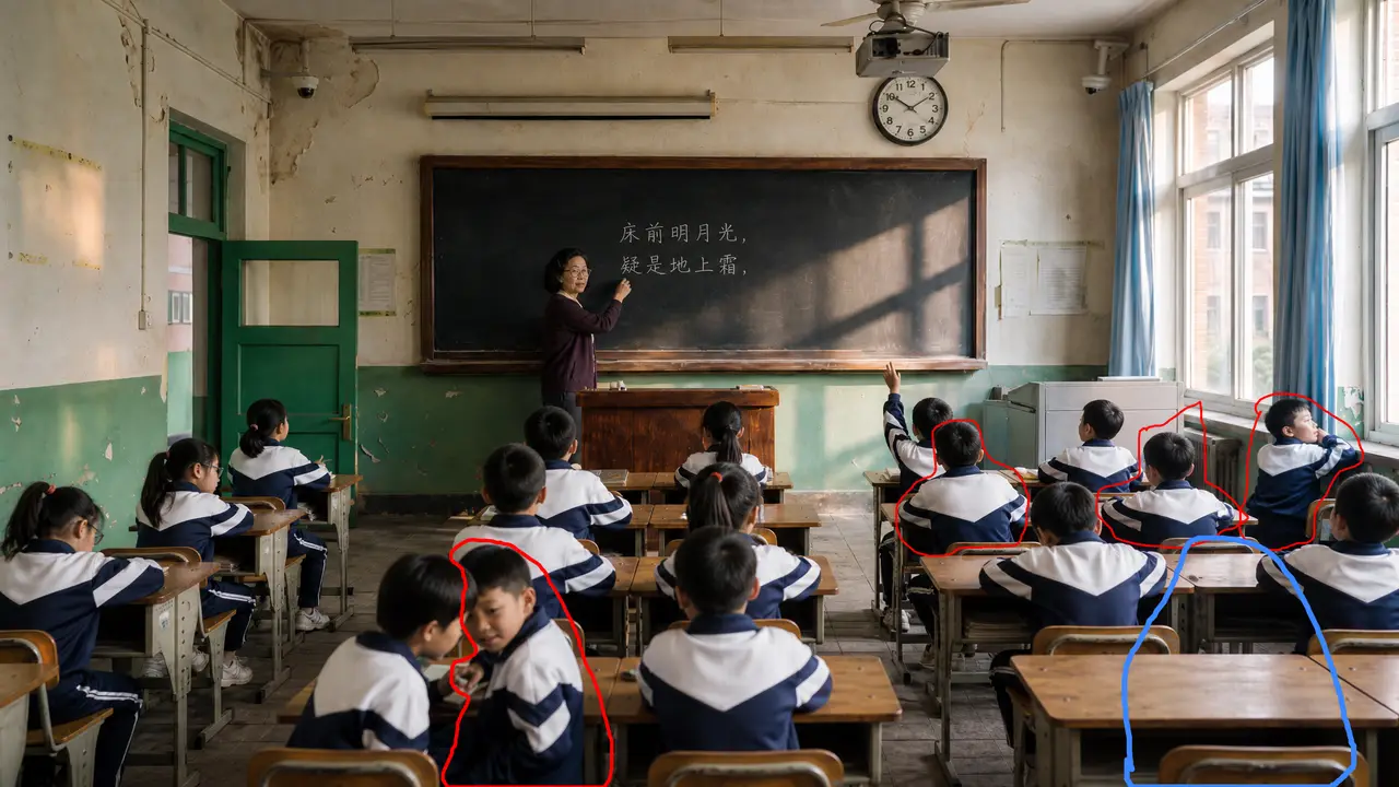 我的同桌赵晨阳｜标注
