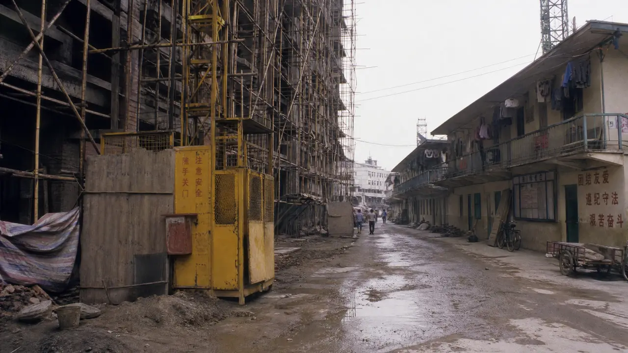 童年纪事EP1|男孩与小狗-图片-90年代工地街道宿舍