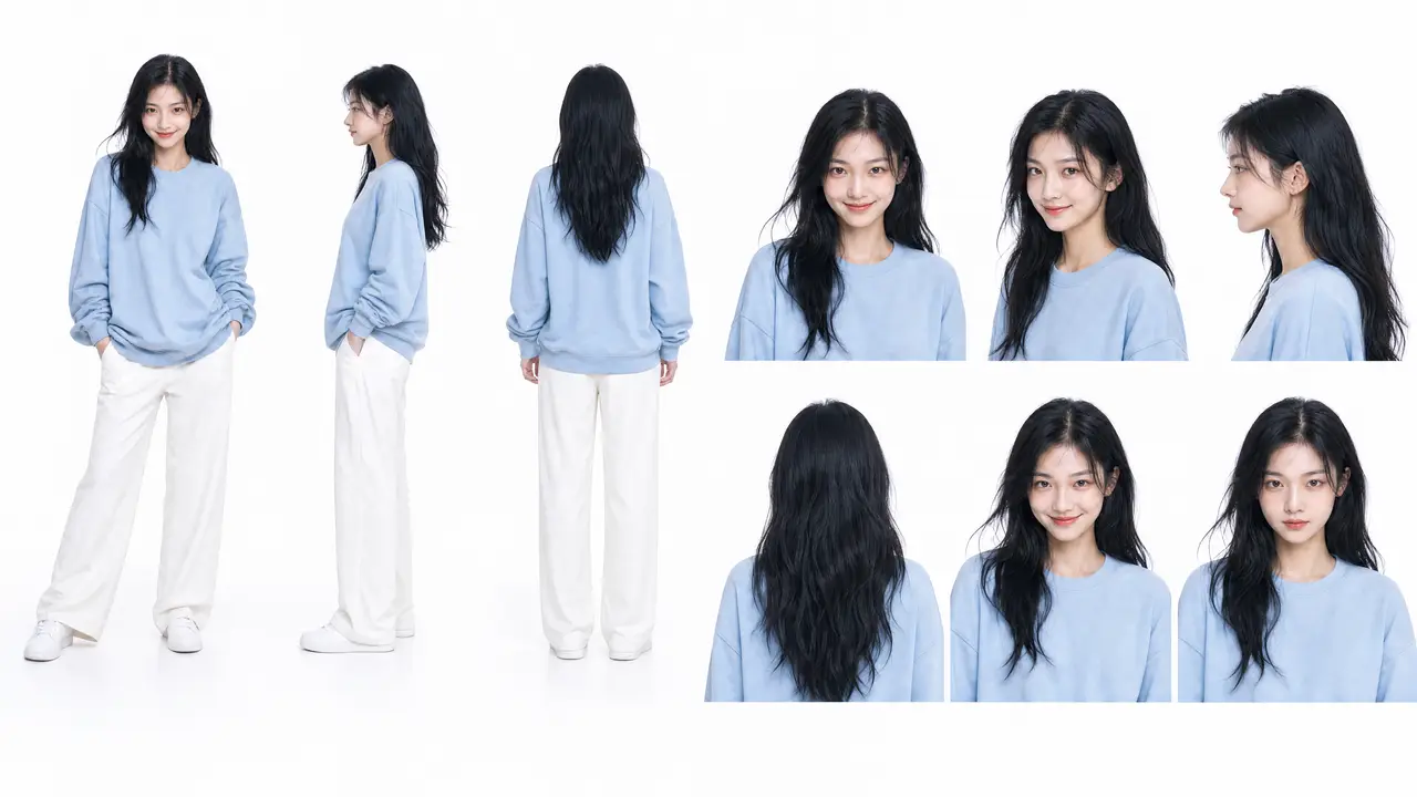 1.我想看牛牛。2.电影不存在了!!!|甜妹/清新少女 三视图