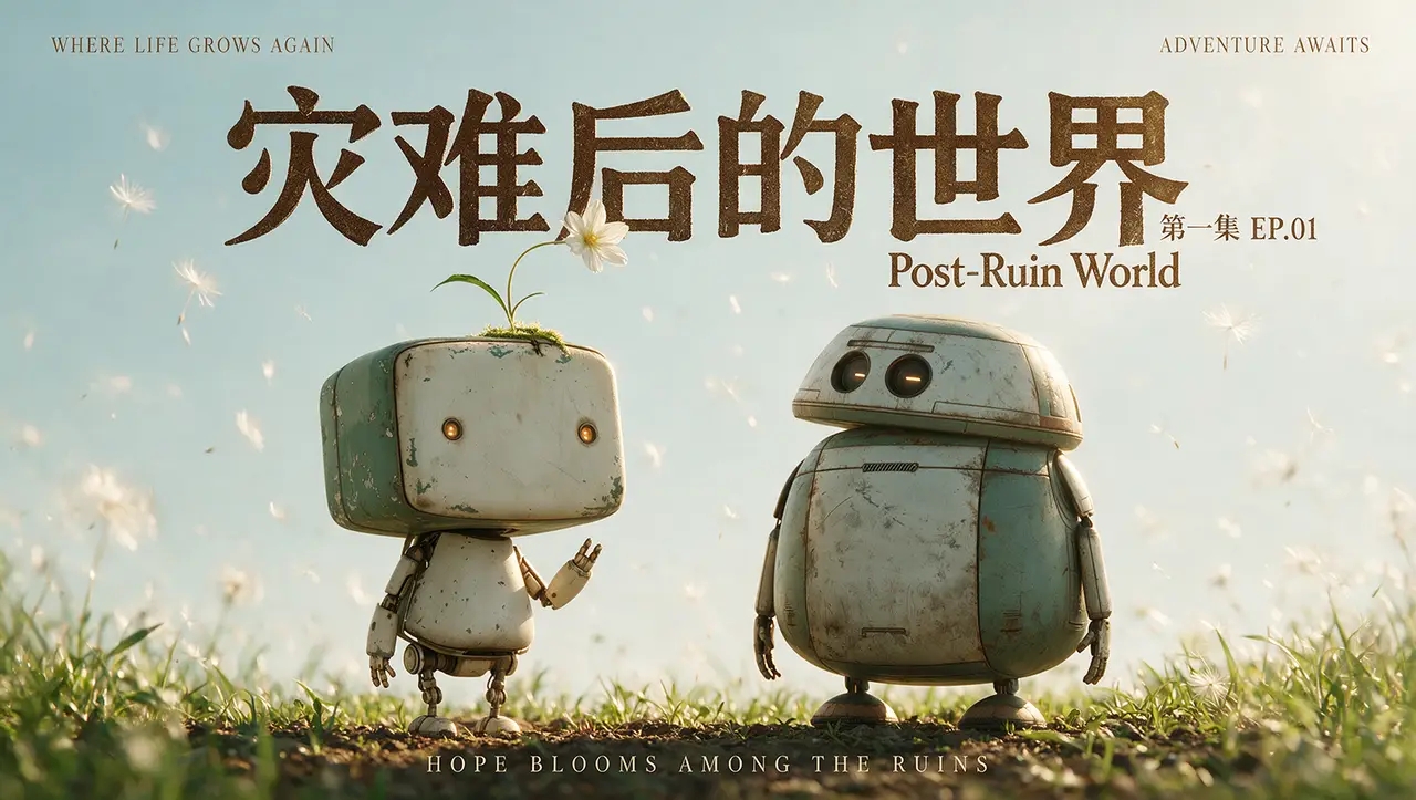 灾难后的世界》-第一集；原创AI剧情短片