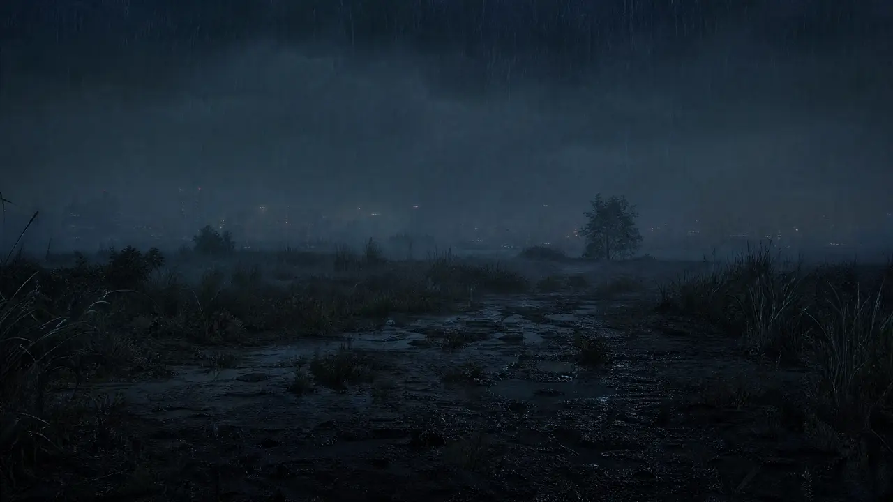 雨夜之下第四集|灰蒙蒙的荒地(30年前的学校)