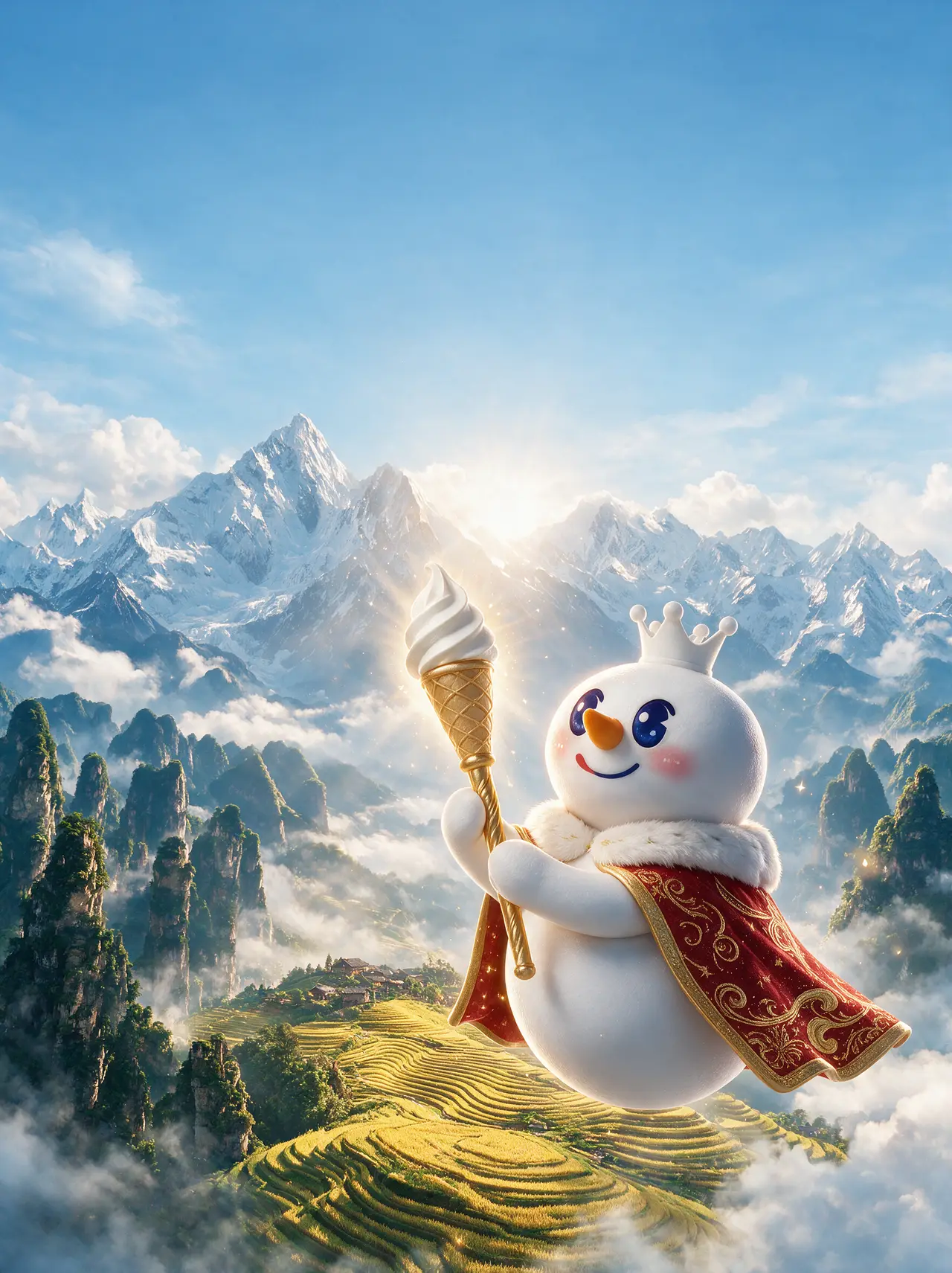 《百变雪王・山河寻杖》|竖版封面