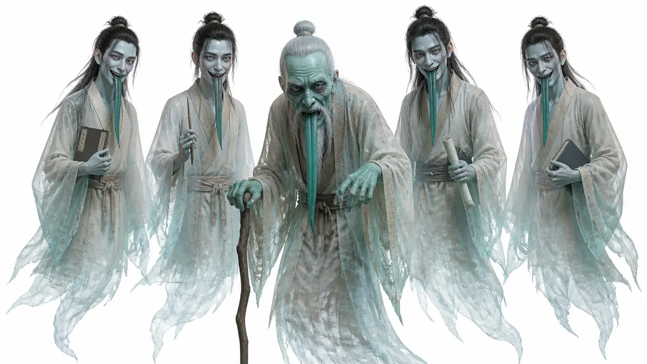 AI志怪短片《宋定伯卖鬼》｜图片节点 1 - 副本