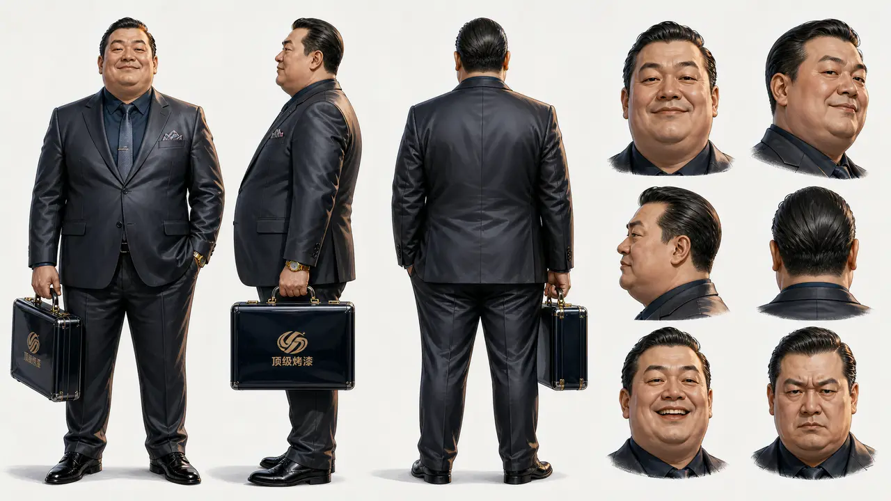 恐怖｜C1b 推销员·后期造型·三视图