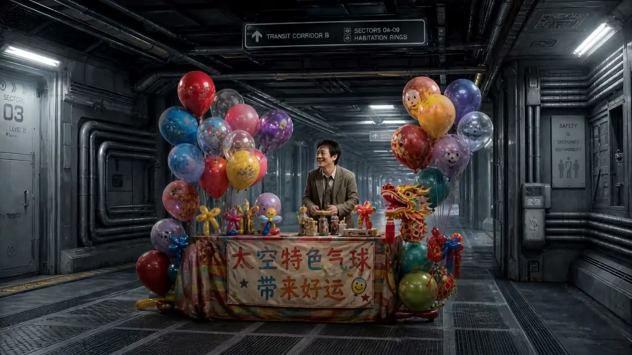 恐怖｜SCENE 03 气球摆摊·无人停步