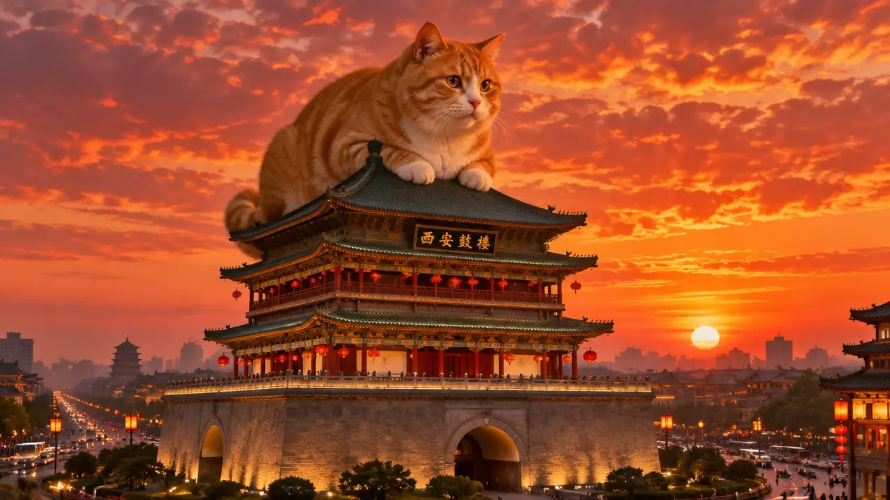 巨猫与地标｜图片20