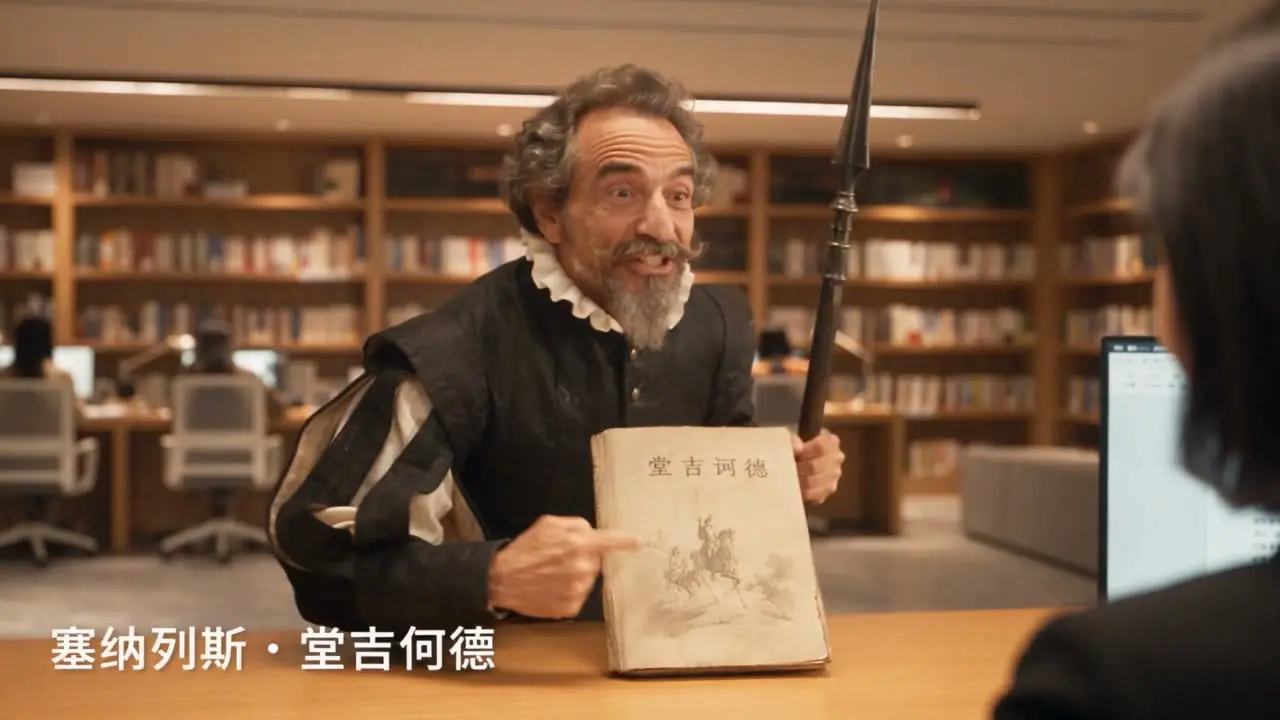 文学巨匠退稿记｜分镜5-塞万提斯投稿被拒(带字幕)