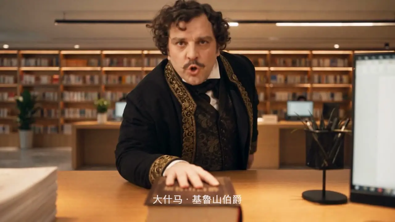 文学巨匠退稿记｜分镜2-大仲马投稿被拒(带字幕)