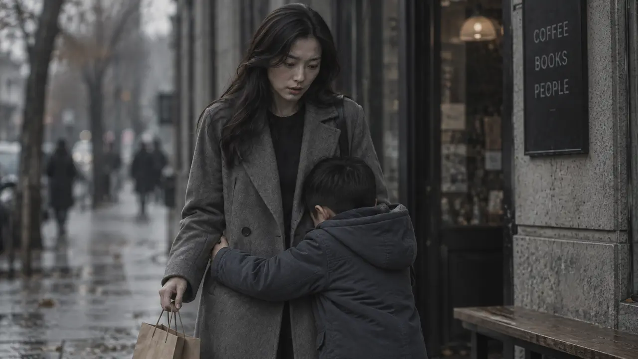 妈妈再爱我一次｜镜3首帧 — 中近景女人惊愕