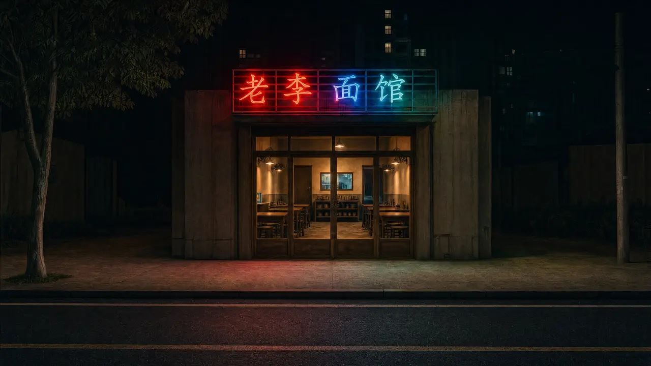 《老面馆》|老李面馆外观-招牌修正终版 - 副本