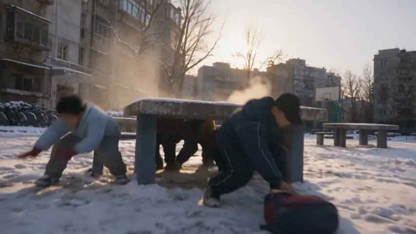 东北寒假往事——干雪仗｜分镜视频-#19