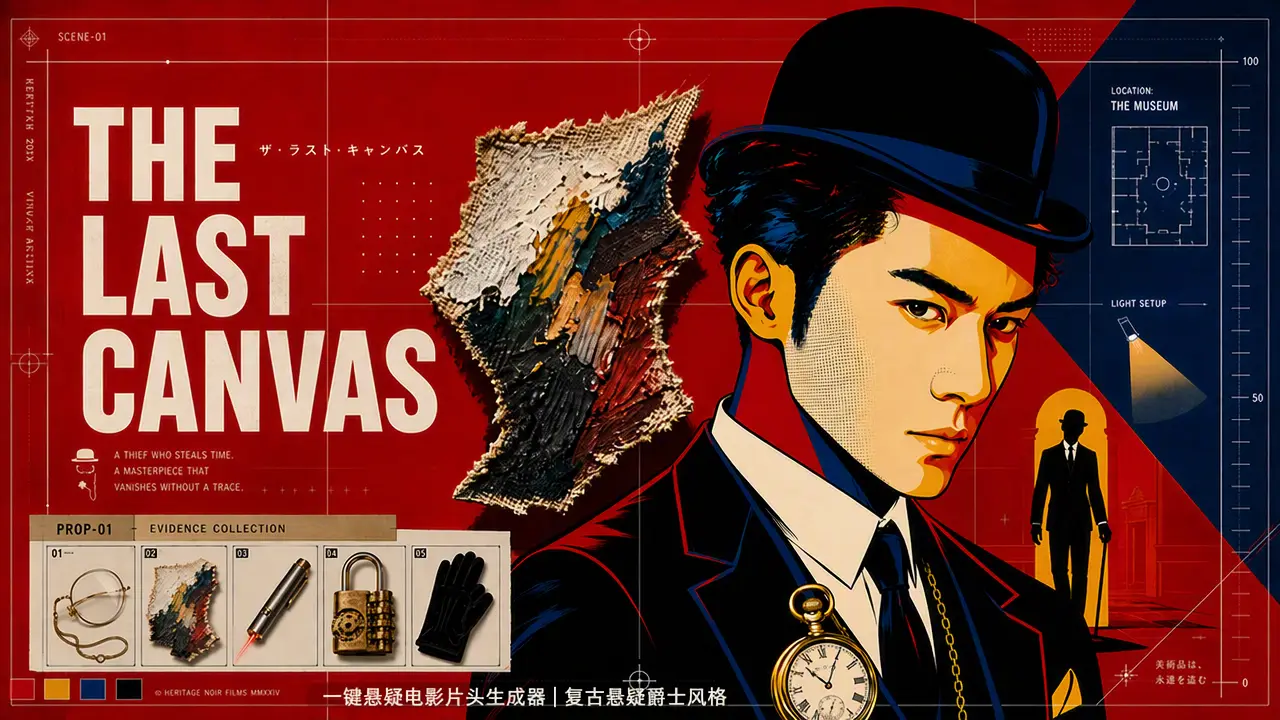 Skill展示-波普风格电影生成器｜THE LAST CANVAS 技能封面