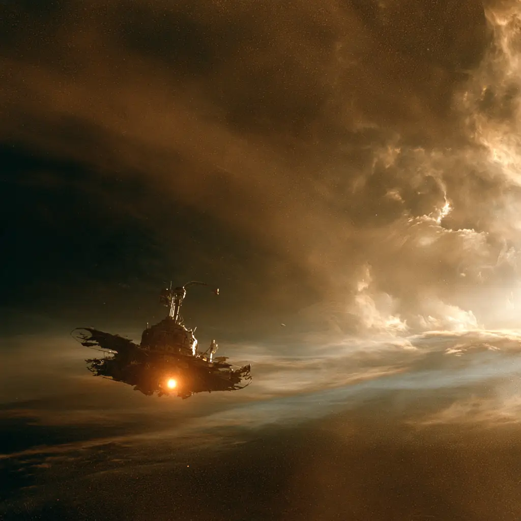 星炉·FORGE｜@场景:深空星云 · S2探测器漂移主视角