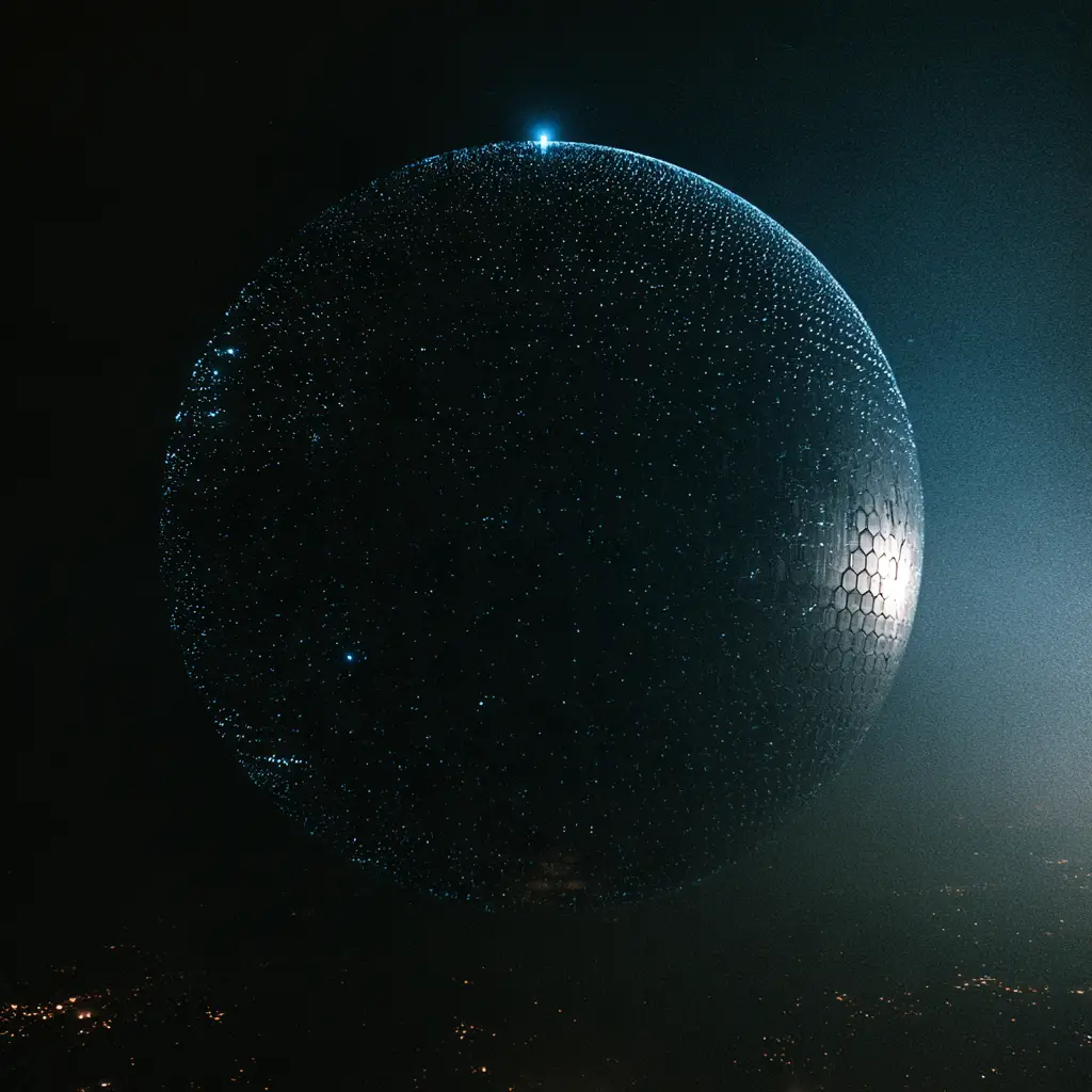 星炉·FORGE｜@场景:戴森球壳体 · S2通电蓝点视角