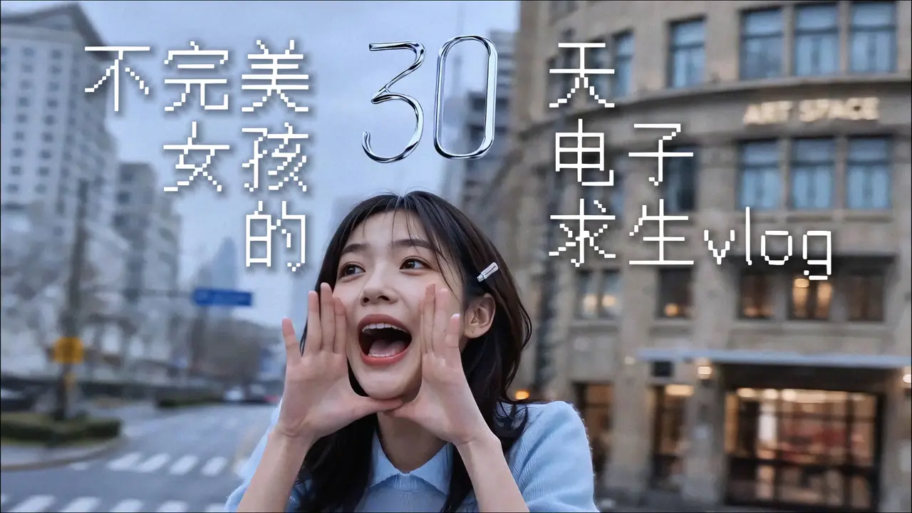 不完美女孩的30天电子求生vlog