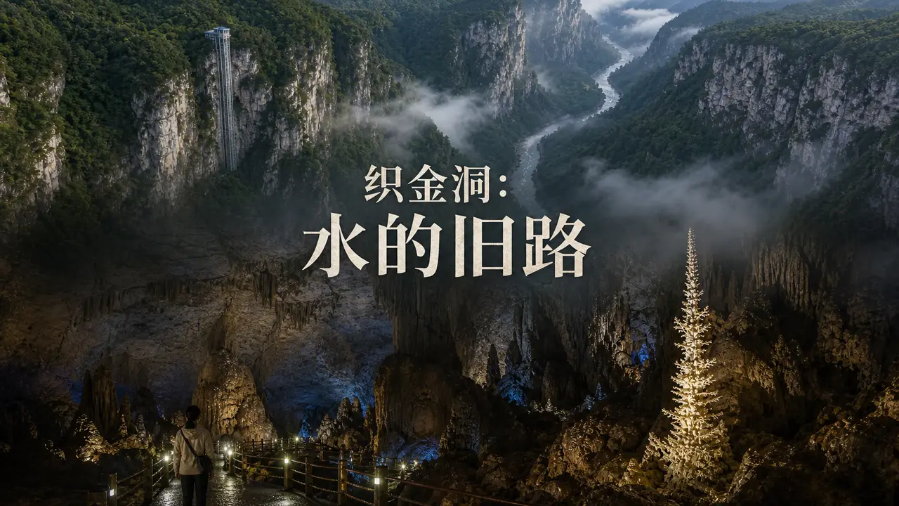 织金洞 水的旧路