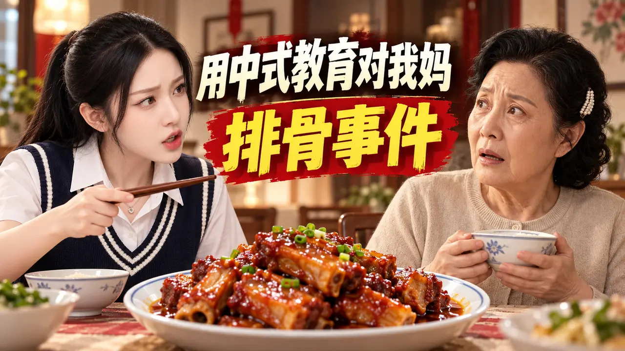 用中式教育对我妈|排骨事件
