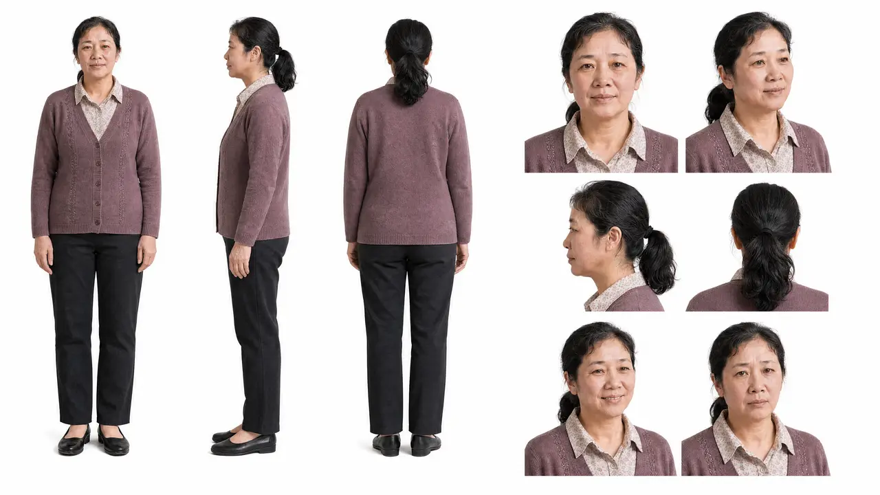 回家|角色三视图
