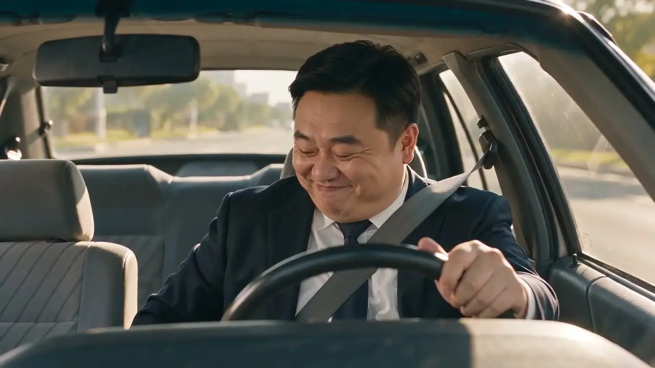 总经理的惊喜｜分镜4-车上接电话