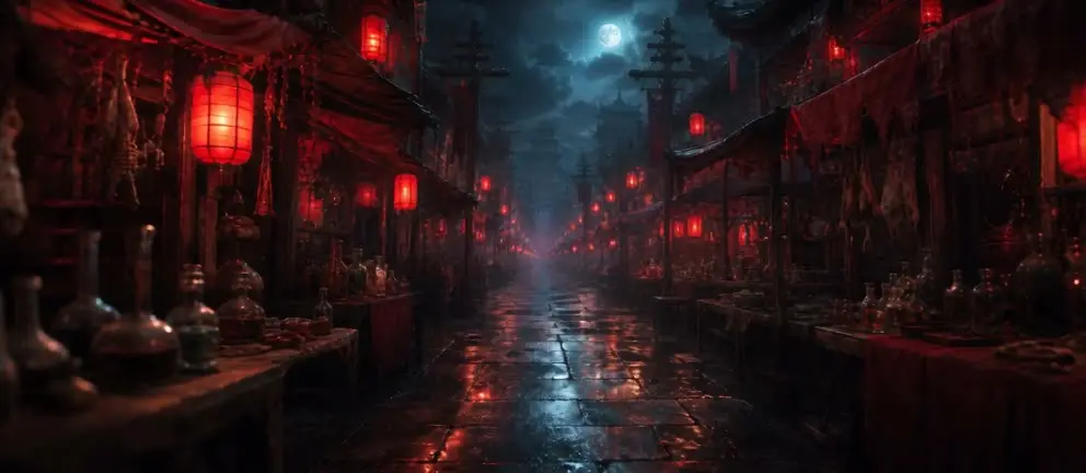 罗刹海-异相｜P08_夜市无声收笑声卷影子岔路被迫向右_v2_30s