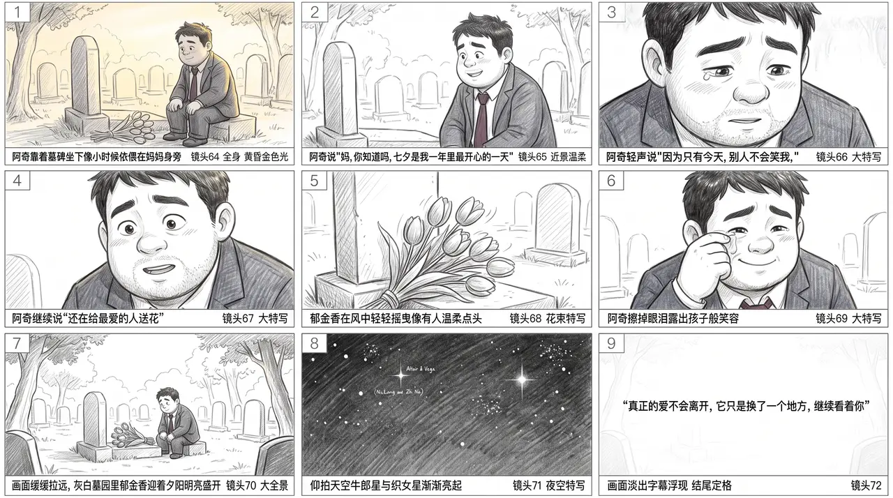 《我的七夕》｜SB08｜墓园·黄昏结尾（统一场景版）