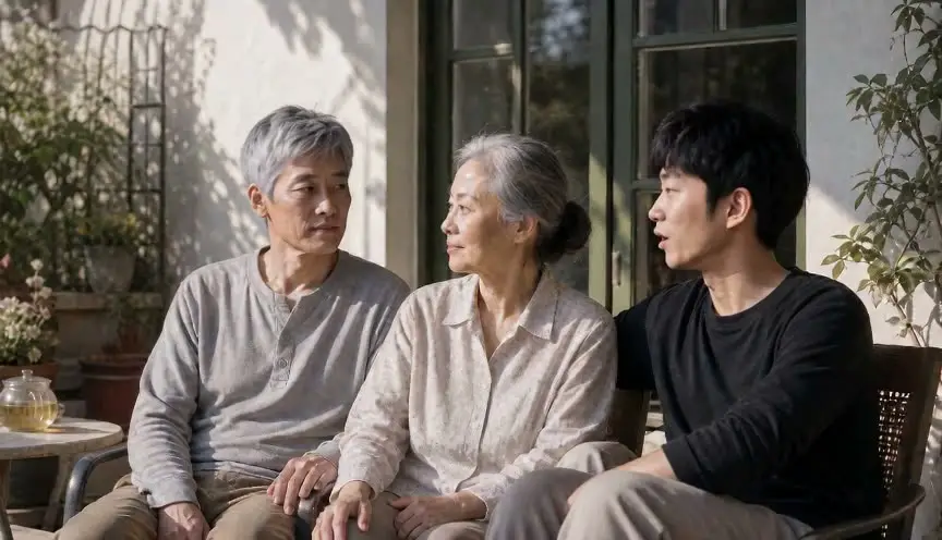 《陪伴》｜分镜13_晒太阳慢镜头